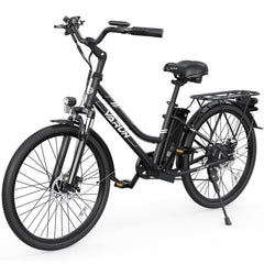 VARUN C26 Volt | Electric Commuter Bike-Black