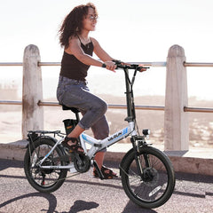 VARUN C20 Blaze | Foldable Electric City Bike-White