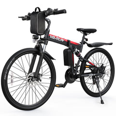 VARUN M26 Storm | Foldable Electric Mountain Bike-Black