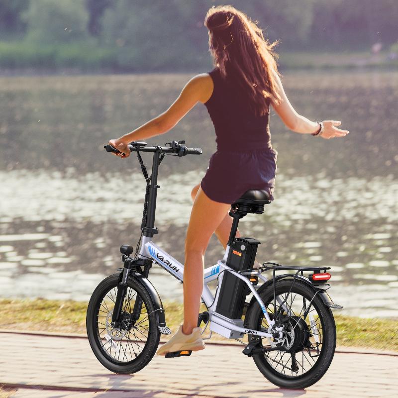 VARUN C20 Blaze | Foldable Electric City Bike-White