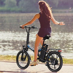 VARUN C20 Blaze | Foldable Electric City Bike-Black