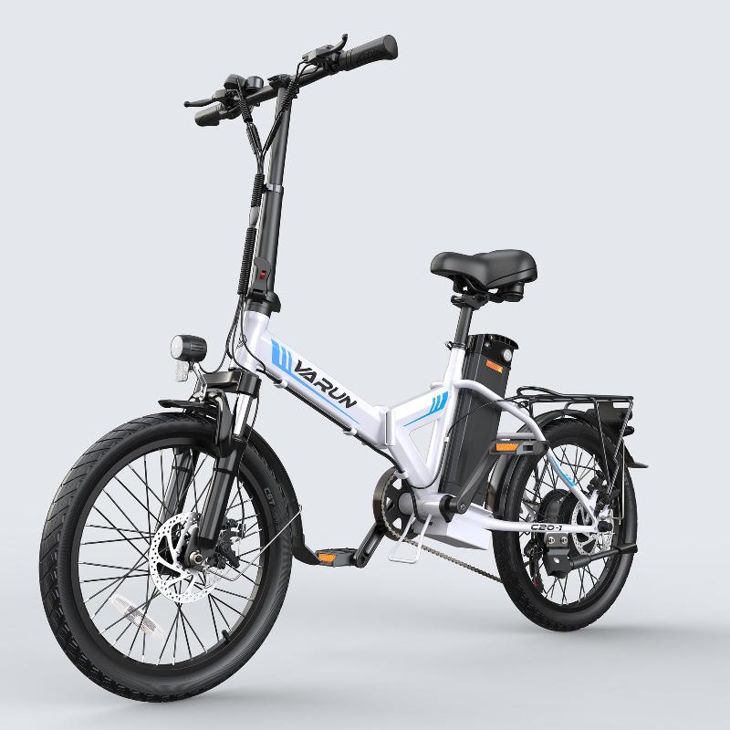 VARUN C20 Blaze | Foldable Electric City Bike-White